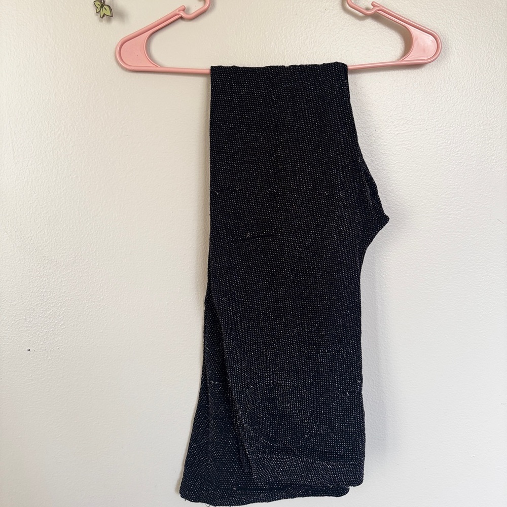 Black Sheer Flare Pants